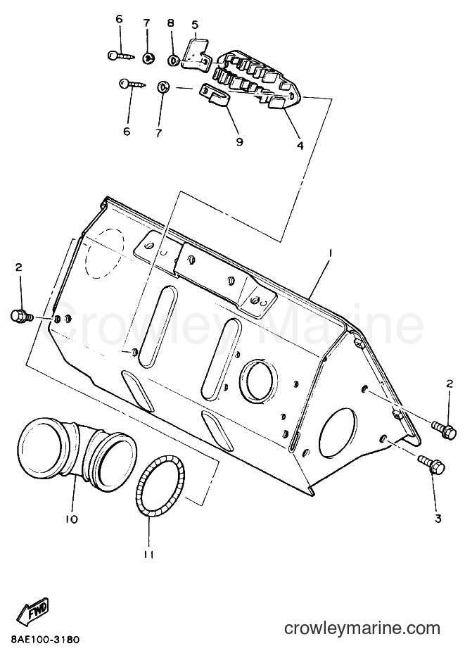 Yamaha Motors BR250TS (8BC1) [010] - STEERING GATE