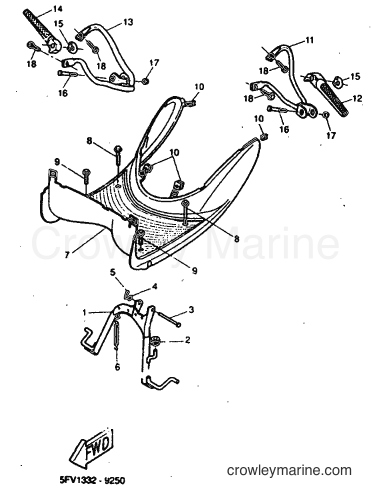 1999 Scooter YH50 - YH50 (5JB2) [030] - STAND & FOOTREST
