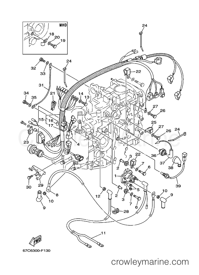 Yamaha Motors F30AETL (69H7) [350] - ELECTRICAL 2