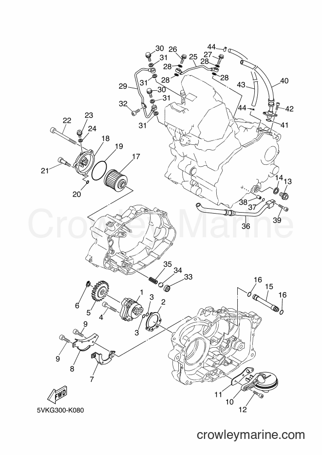 2012 Dirt Bike XT660R - XT660R (5VKK) [010] - OIL PUMP