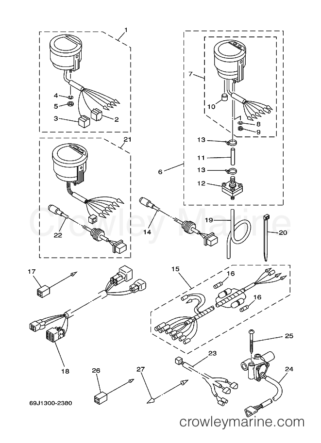 Yamaha Motors F115A (68V1) [030] - METER