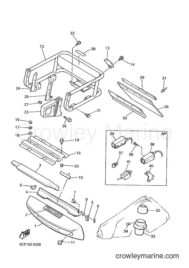 Yamaha Motors VT480TR (8CK2) [030] - BUMPER