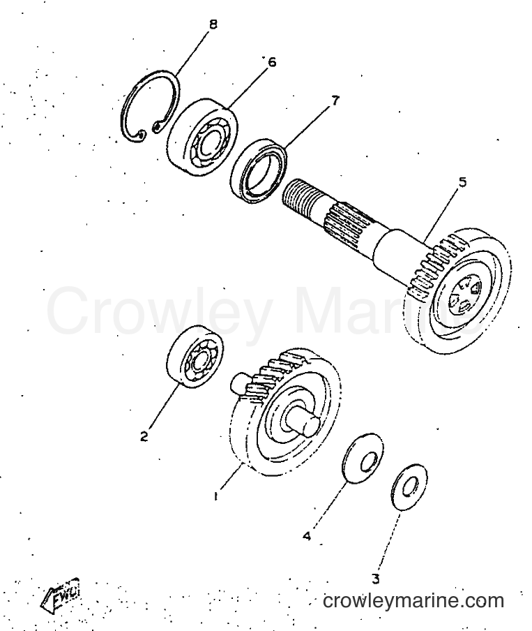 1998 Scooter YN50 - YN50 (5BV1) [010] - TRANSMISSION