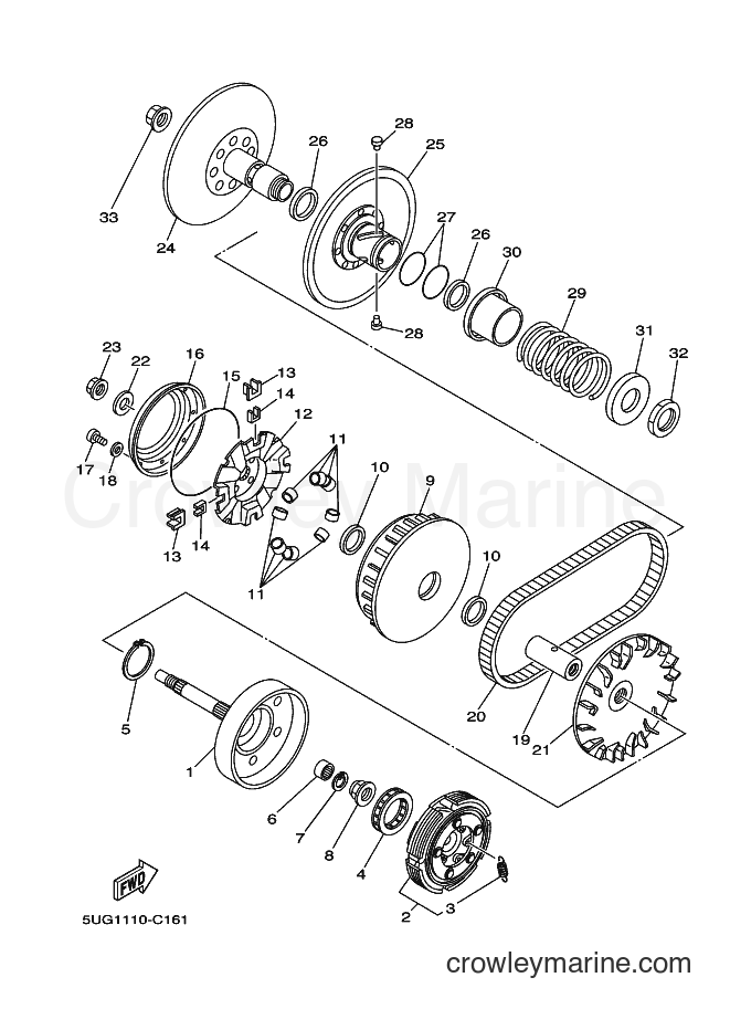 2006 ATV YXR660F - YXR660F (5UGG) [010] - CLUTCH