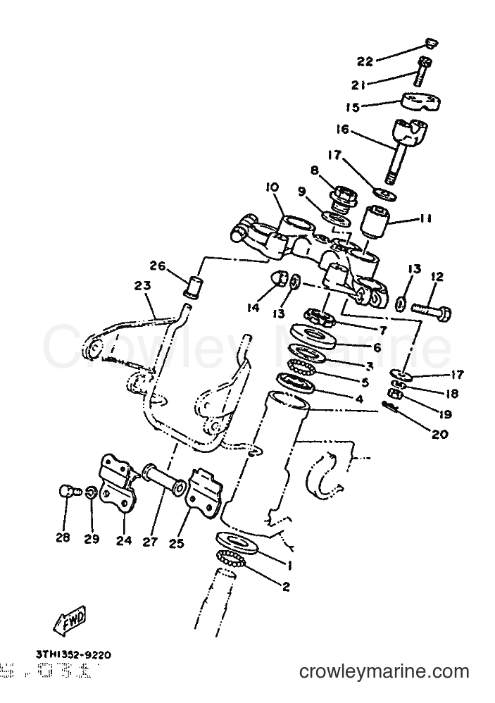 1994 Street Bike SR250 - SR250 (3TH2) [999] - STEERING