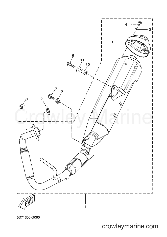 Yamaha Motors YZF-R125 (5D72) [020] - EXHAUST