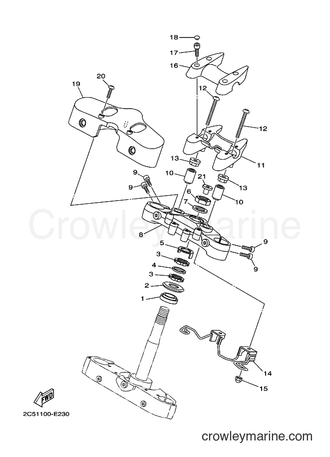 Yamaha Motors XV1900CT (2C56) [020] - STEERING