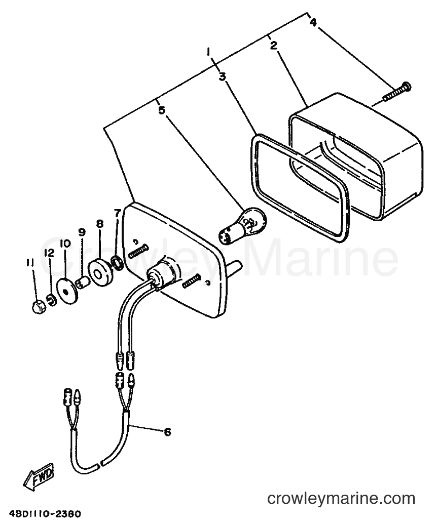 1994 ATV YFB250 - YFB250 (4BDA) [040] - TAILLIGHT