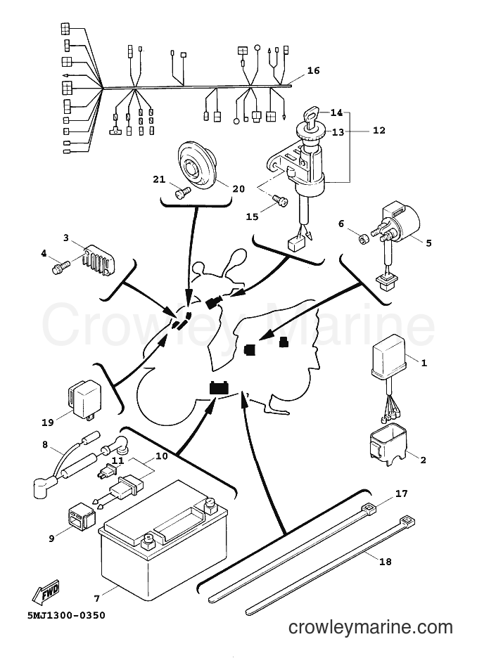 Yamaha Motors XC125A (5MJ1) [010] - ELECTRICAL 1