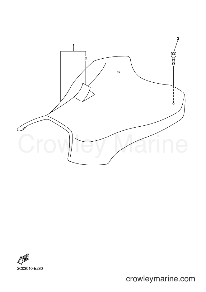 Yamaha Motors YZF-R6 RaceBase (1JS8) [010] - SEAT