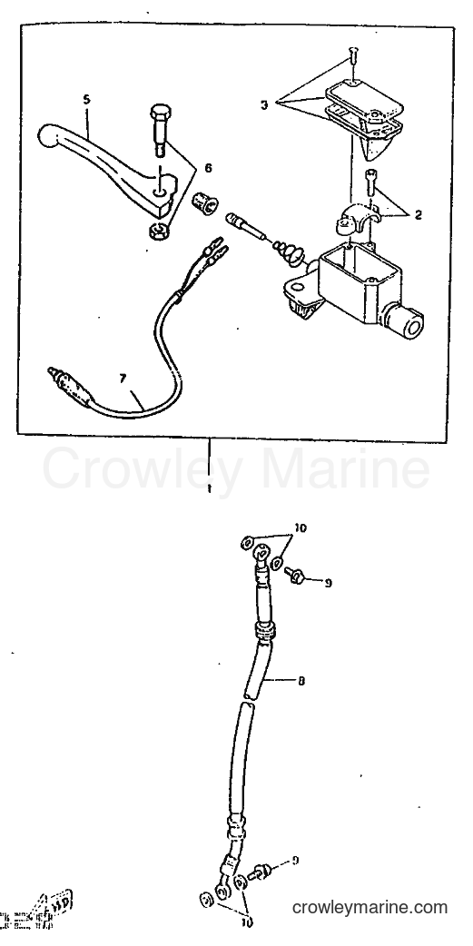 1998 Scooter CW50RSX - CW50RSX (5BG2) [999] - FRONT MASTER CYLINDER