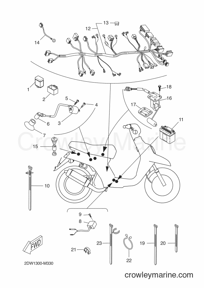 Yamaha Motors CW50E (2DW2) [020] - ELECTRICAL 2