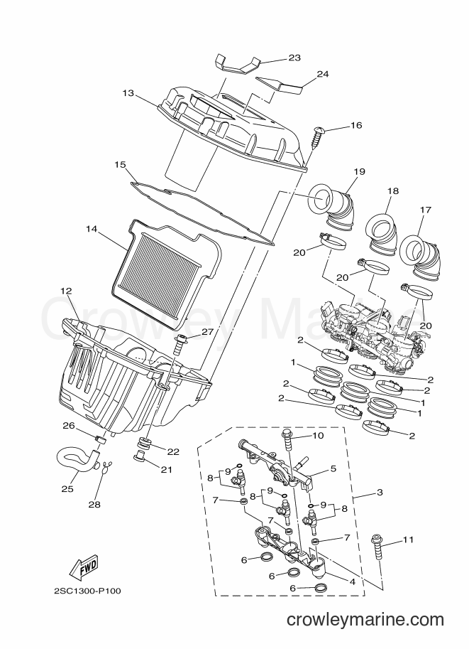 2016 Street Bike MT09TRA - MT09TRA (2SCD) [020] - INTAKE 2