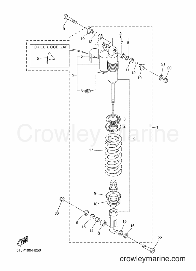 2011 Dirt Bike WR450F - WR450F (1HB3) [010] - REAR SUSPENSION