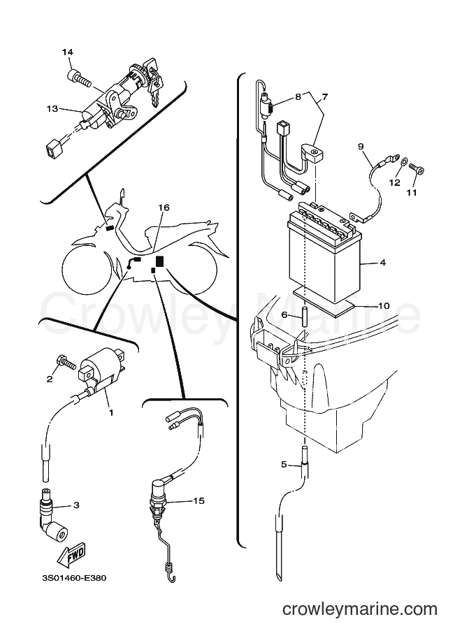 Yamaha Motors T110LE (3P92) [010] - ELECTRICAL 1