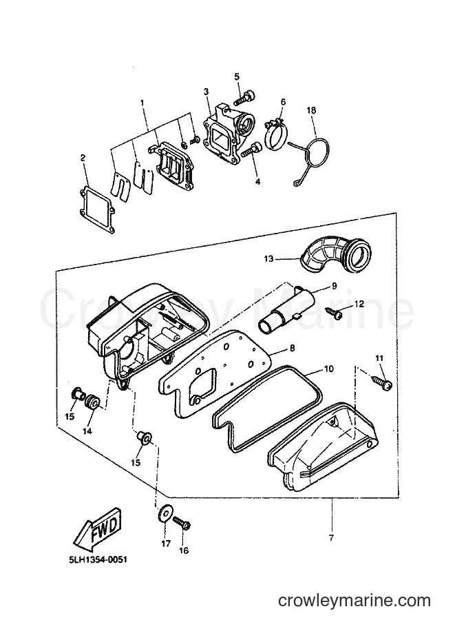 Yamaha Motors EW50 (5LH1) [010] - INTAKE