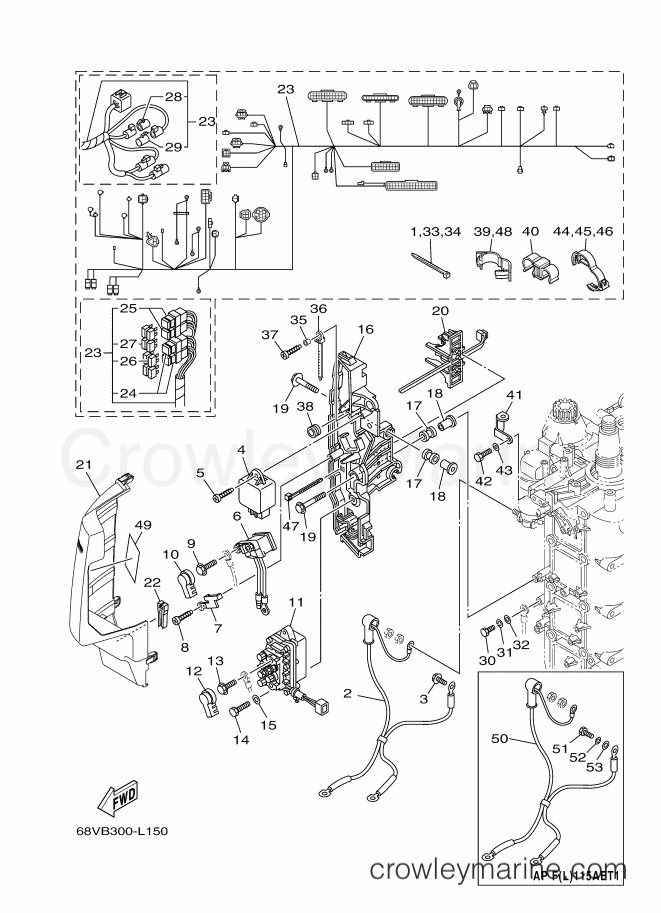 Yamaha Motors F115AETX (68VB) [080] - ELECTRICAL 2
