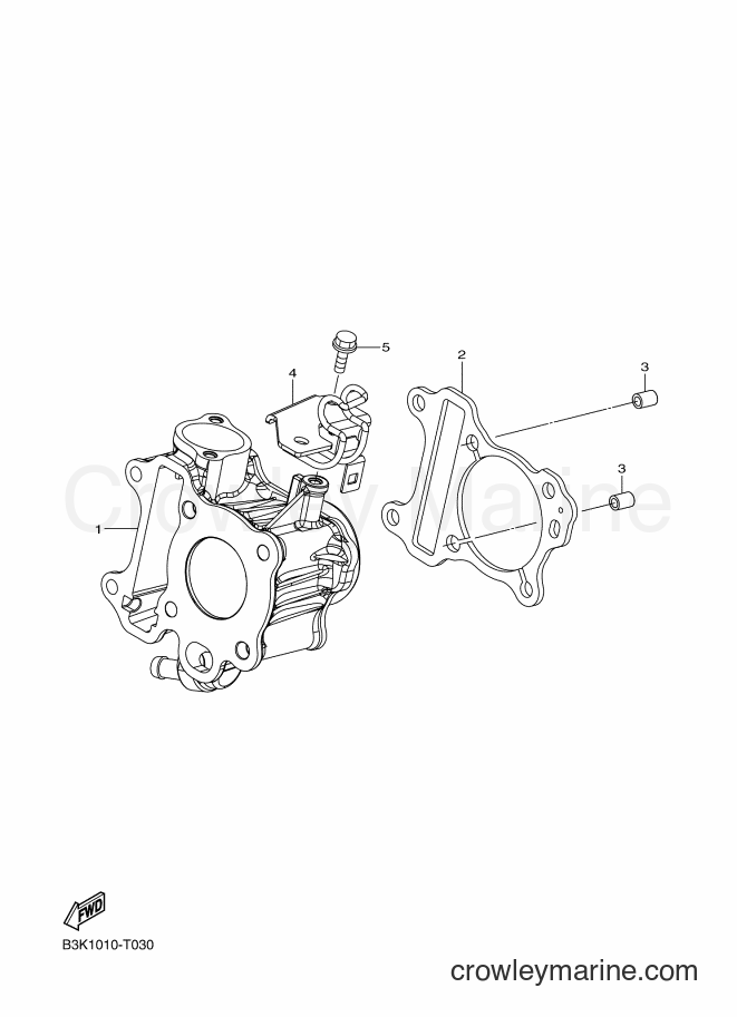 2018 Scooter CEH50D - CEH50D (B3K2) [010] - CYLINDER