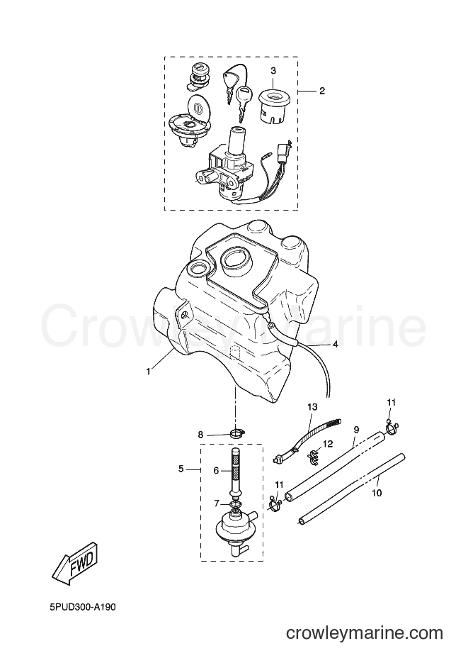 2006 Scooter YQ50 - YQ50 (3C67) [080] - FUEL TANK