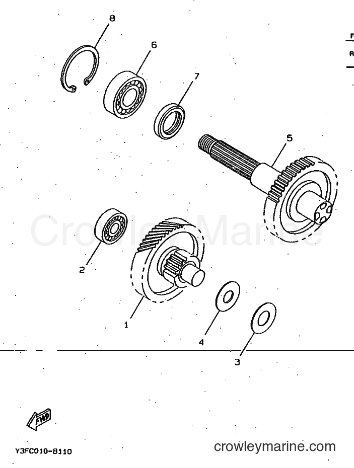 1997 Scooter CW50 - CW50 (4VV9) [999] - TRANSMISSION