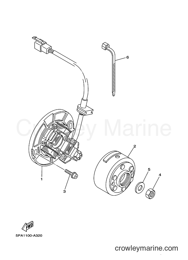 2005 Dirt Bike YZ85 - YZ85 (5PAA) [050] - GENERATOR