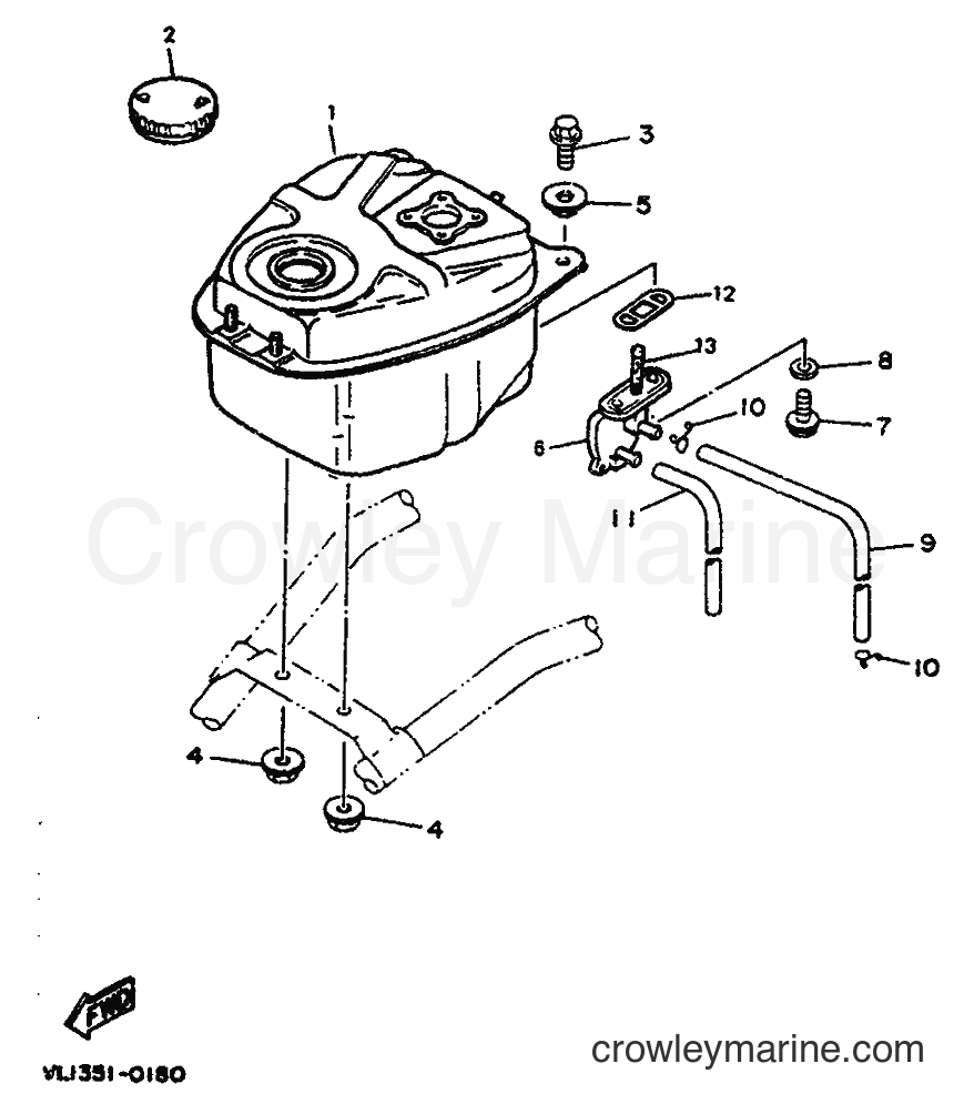 1992 Scooter CW50 - CW50 (4EY1) [999] - FUEL TANK