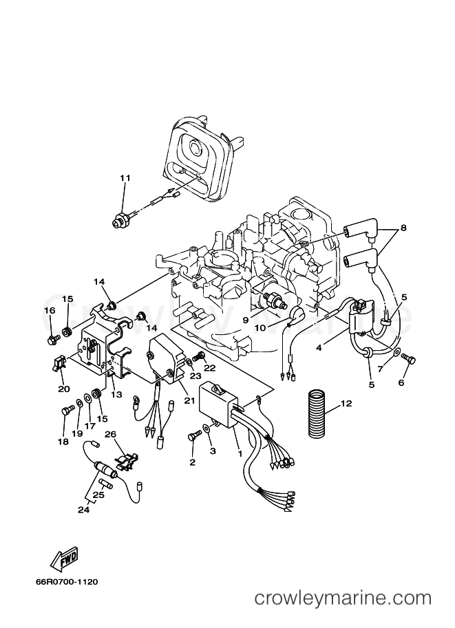 Yamaha Motors FT9.9D (66R0) [060] - ELECTRICAL 1