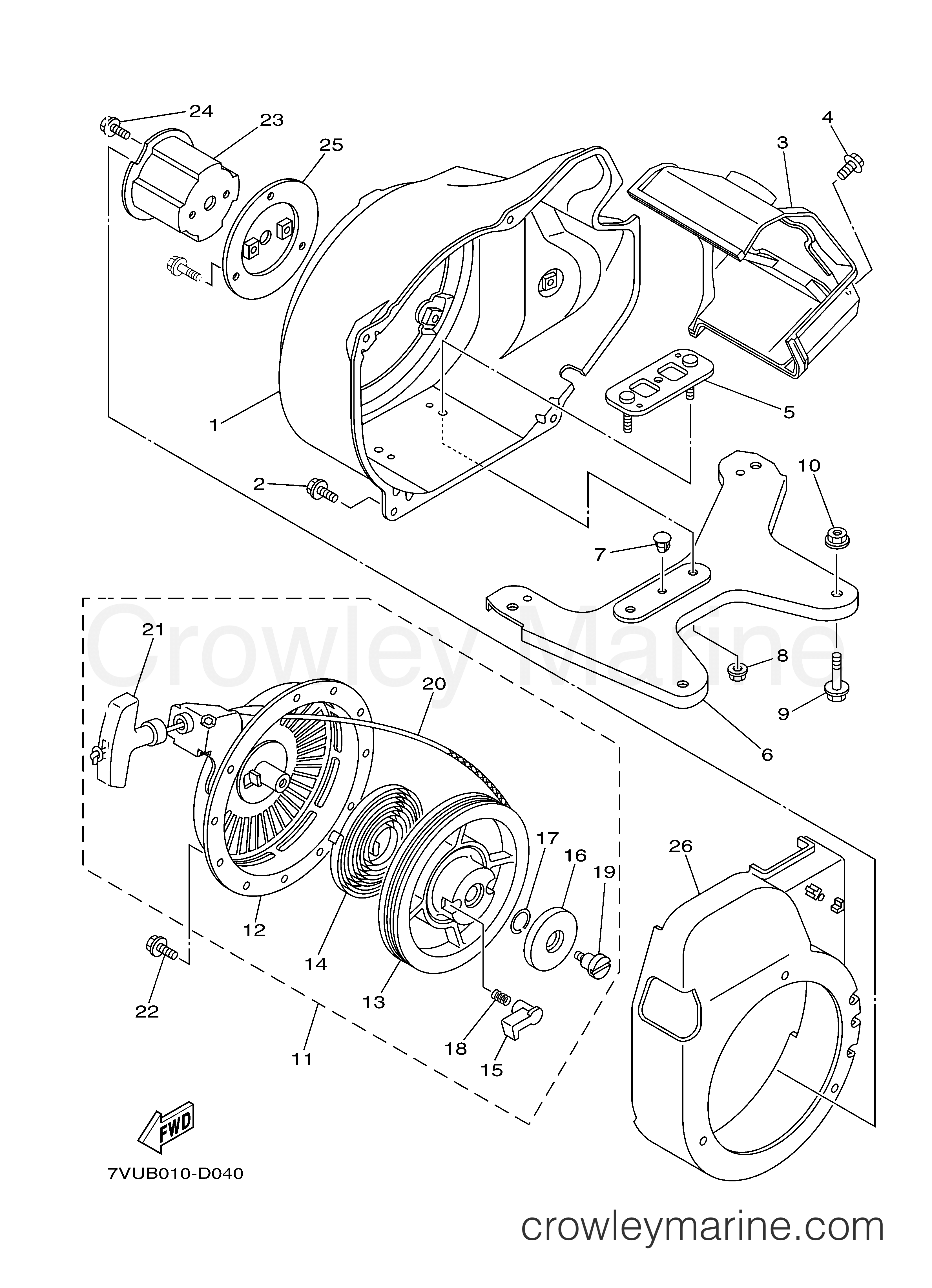 Yamaha Motors EF2800IH - AIR SHROUD STARTER