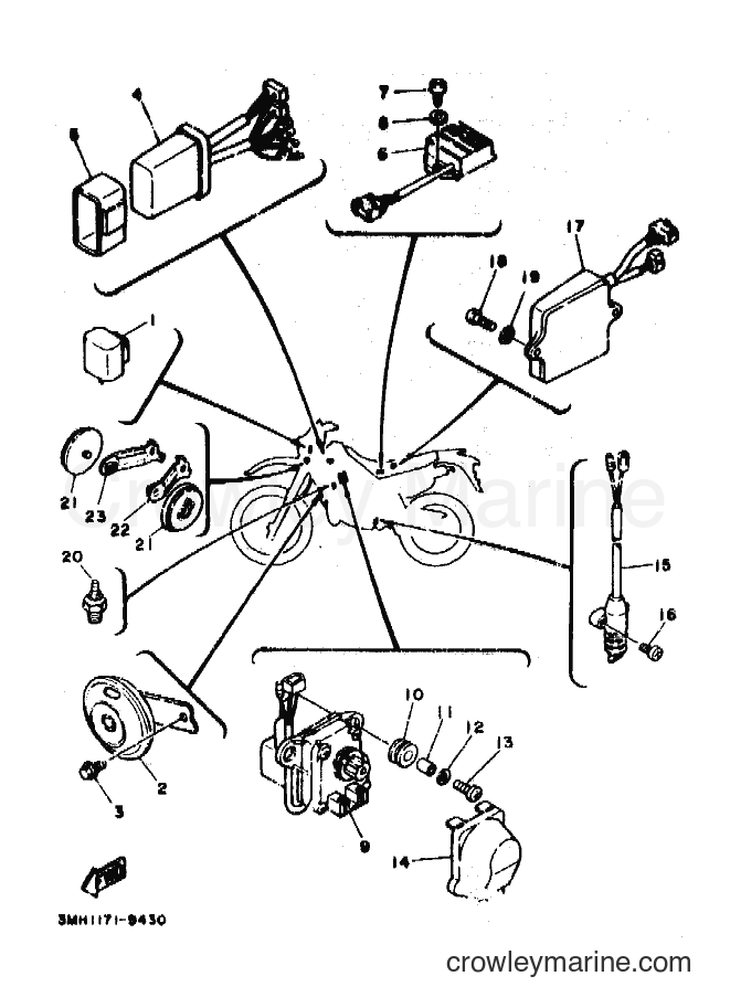 1991 Dirt Bike DT200R - DT200R (3MH3) [010] - ELECTRICAL 2