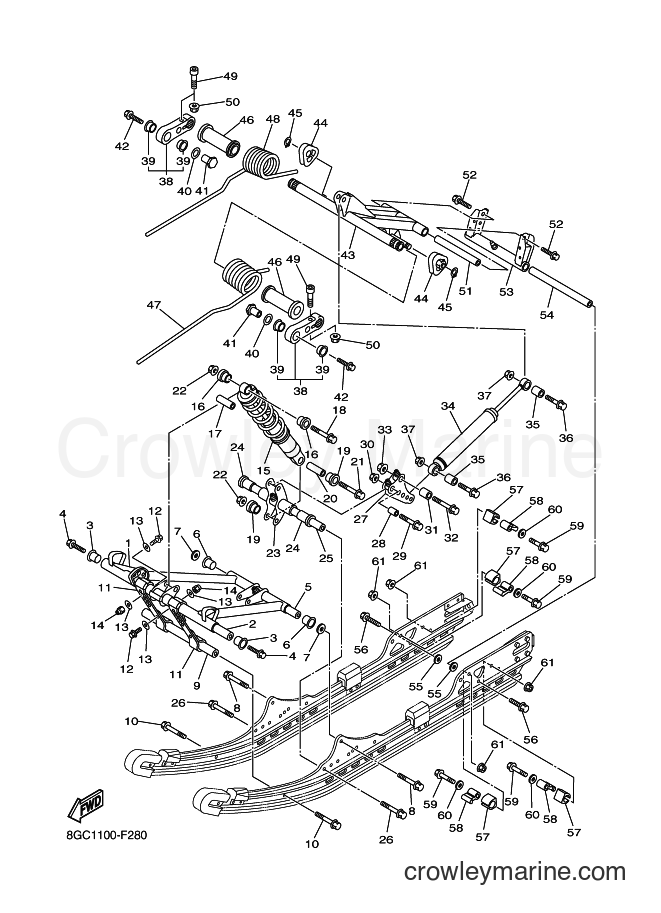 2007 Snowmobile RT50 - RT50 (8GC2) [010] - TRACK SUSPENSION 2