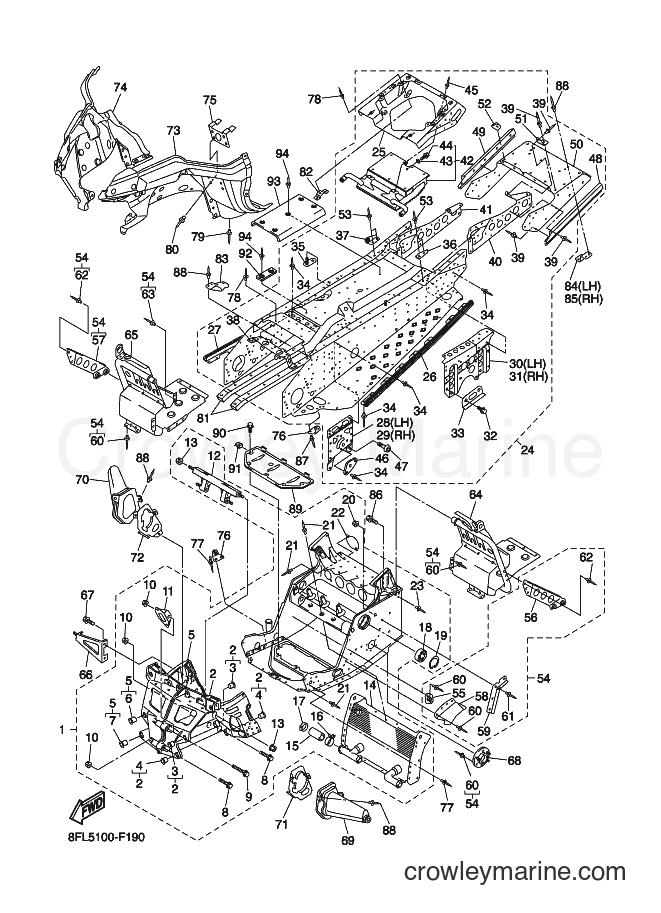 Yamaha Motors RS10STGT (8GX2) [010] - FRAME