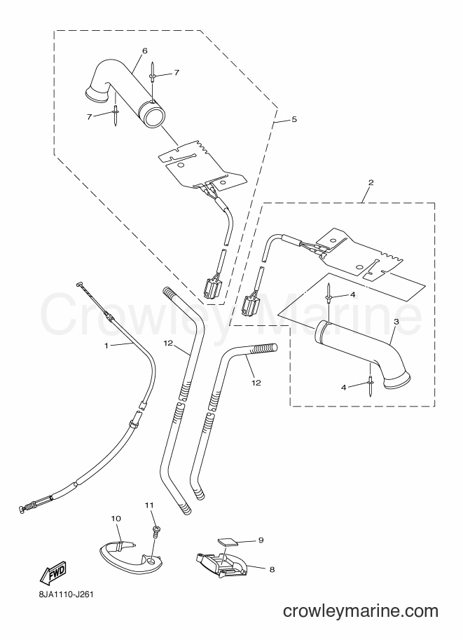 Yamaha Motors RS10ST (8HW2) [030] - CONTROL CABLE