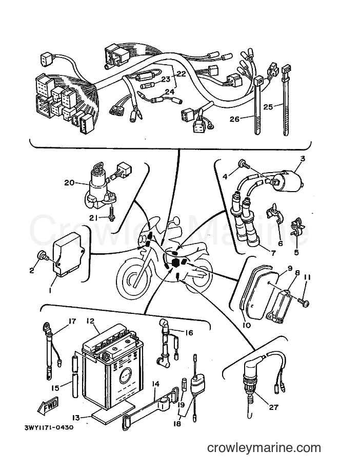 1991 Dirt Bike XTZ750 - XTZ750 (3WY2) [010] - ELECTRICAL 1