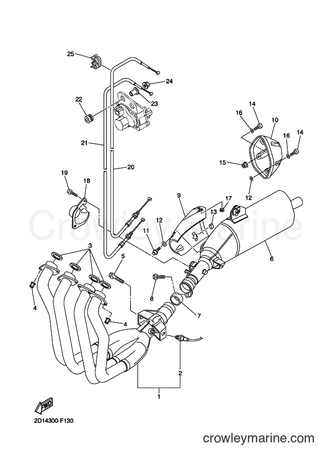 2007 Street Bike FZ1-S - FZ1-S (3C3E) [010] - EXHAUST