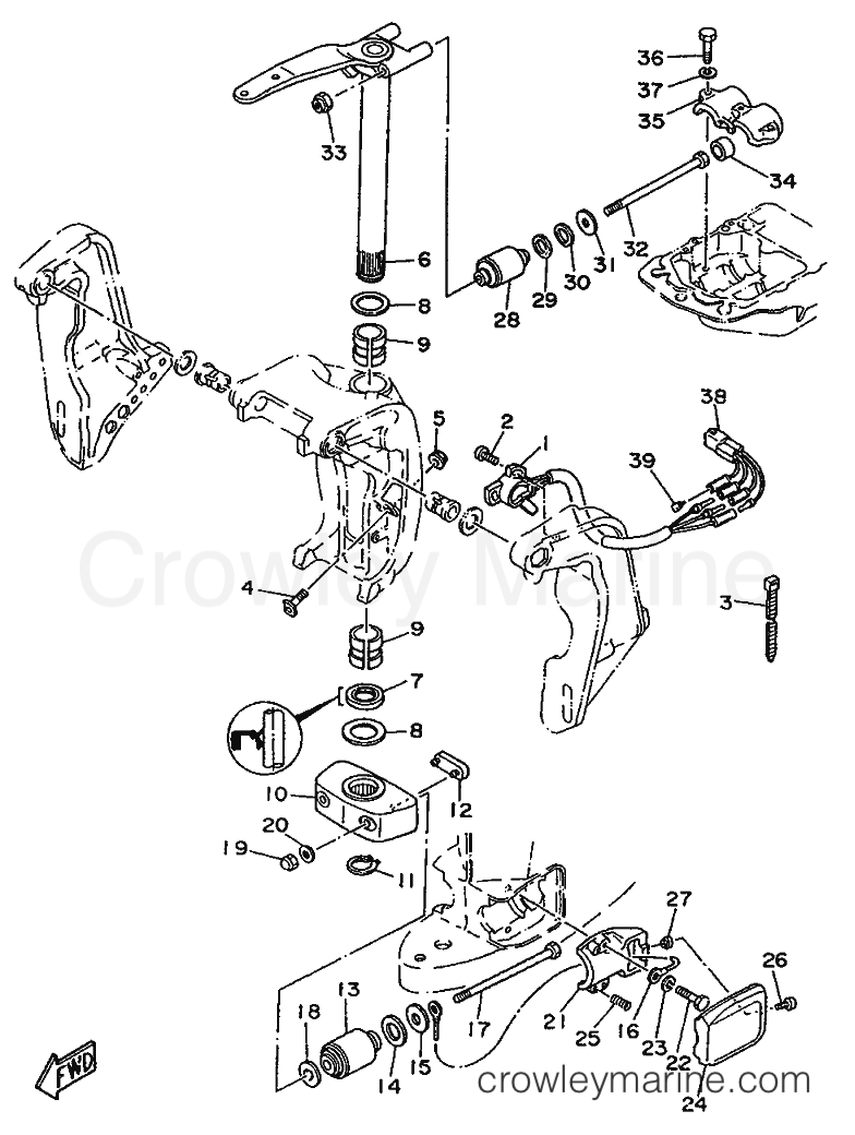 Yamaha Motors 115B (6E5) [999] - BRACKET 2