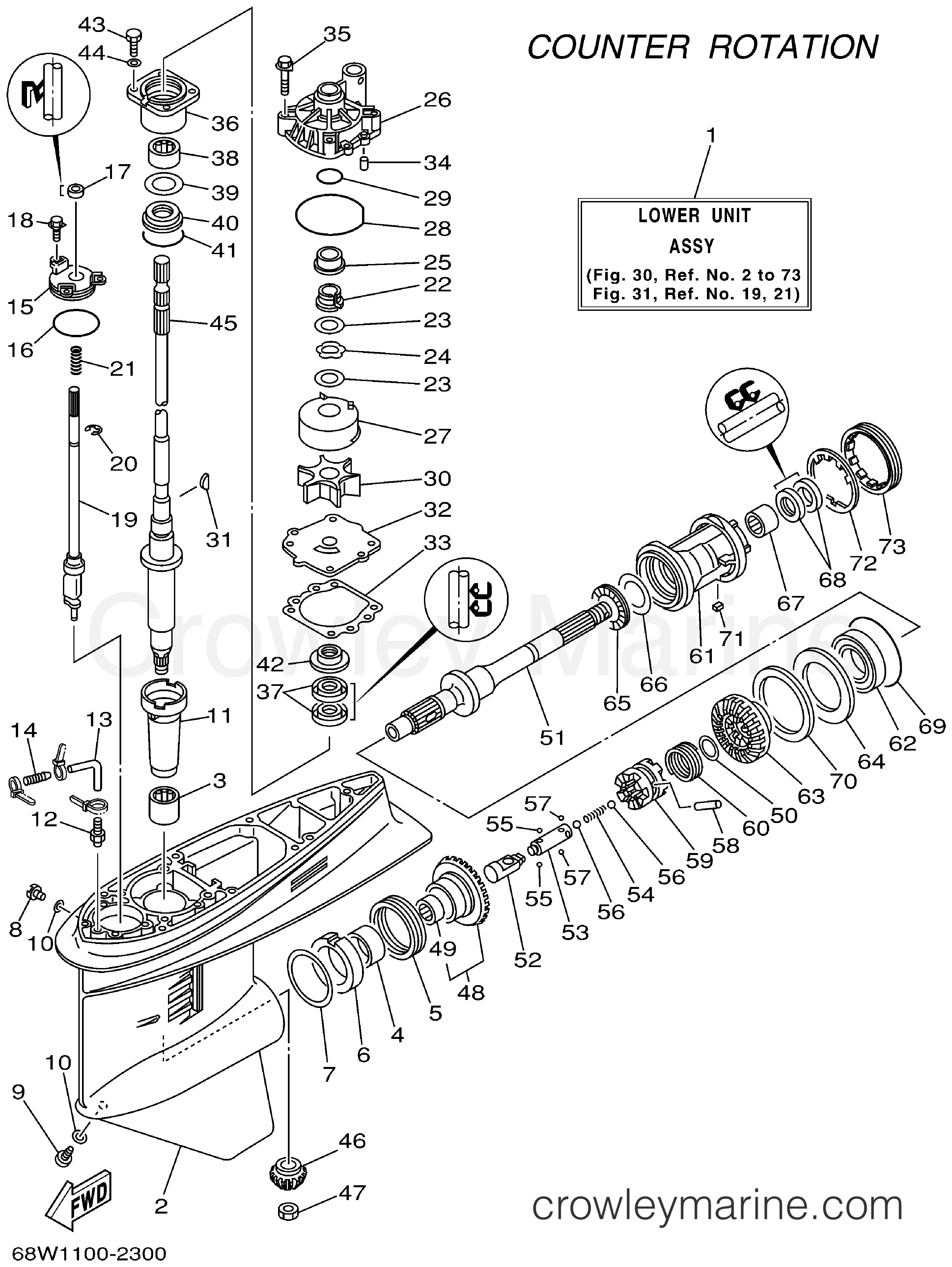 Yamaha Motors LF115TXRA - LOWER CASING DRIVE 3 (LF115)