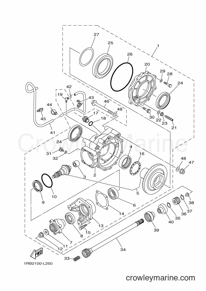 2012 ATV YXR700F - YXR700F (1RB2) [010] - DRIVE SHAFT