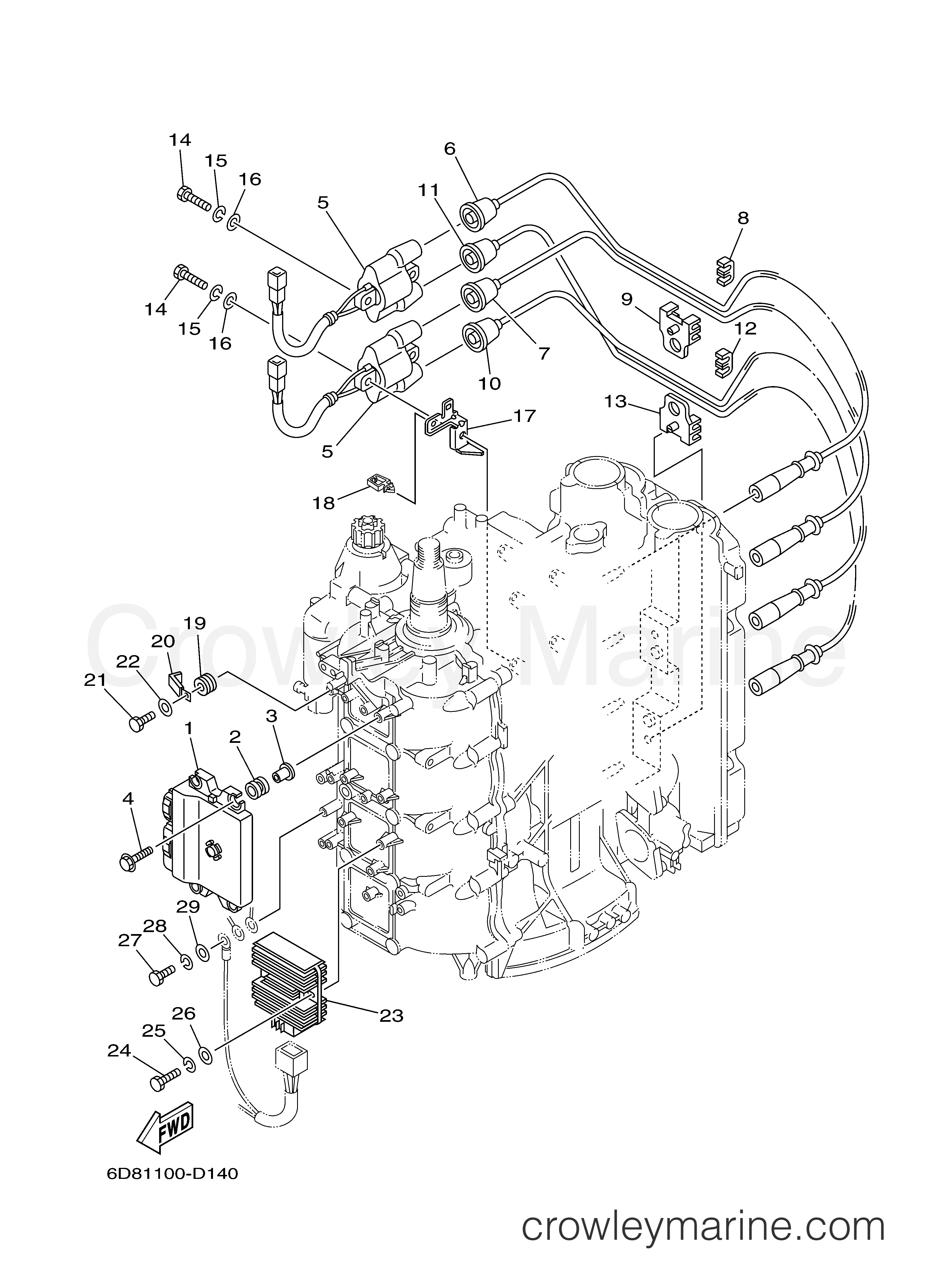 Yamaha Motors F75TLRD - ELECTRICAL 1