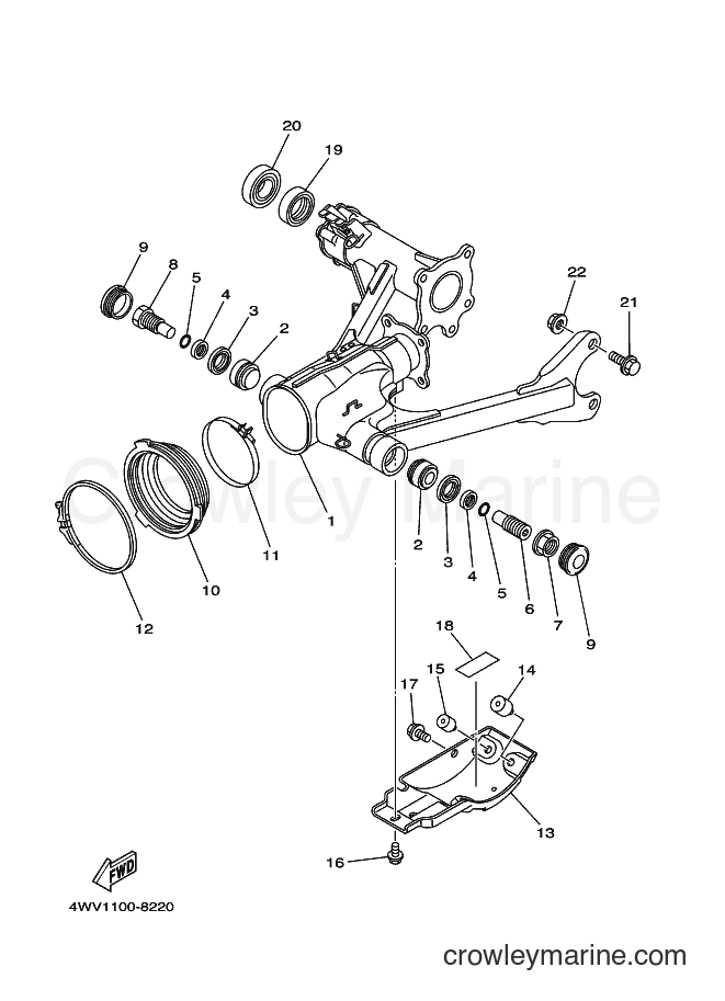 1998 ATV YFM600FWA - YFM600FWA (4WV2) [010] - REAR ARM
