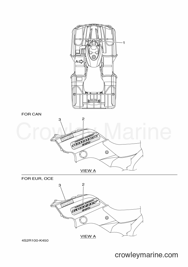 Yamaha Motors YFM350FWAN (4S2S) [020] - GRAPHICS