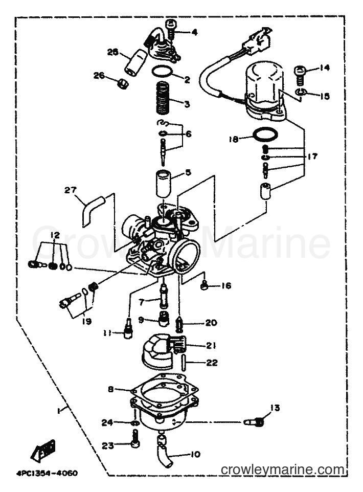 1994 Scooter YA50R - YA50R (4PC1) [999] - CARBURETOR