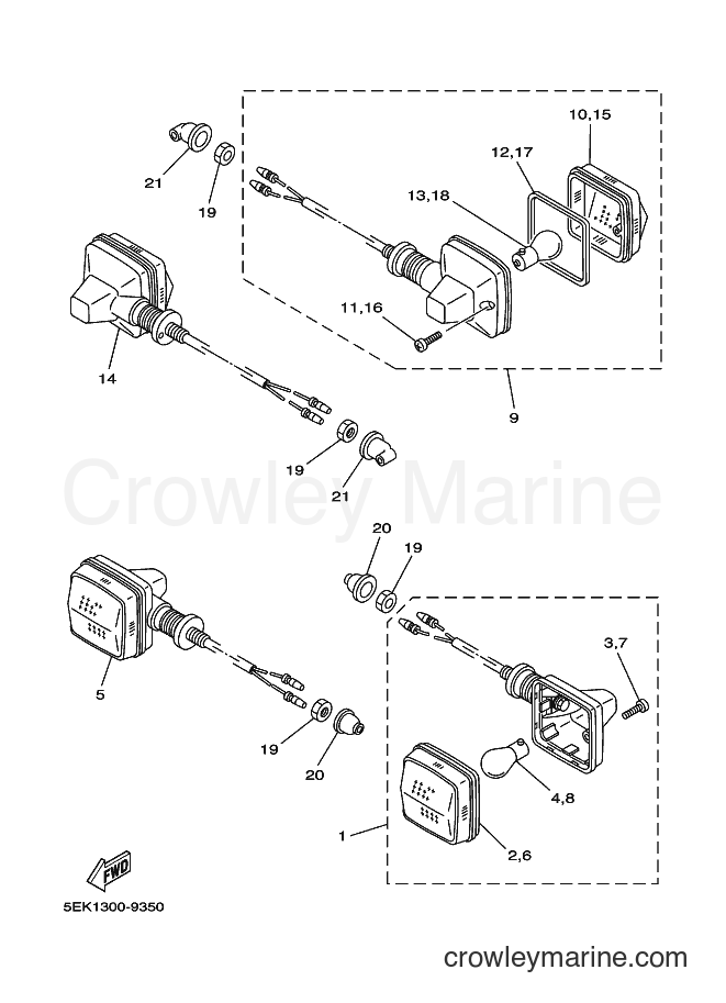 2001 Dirt Bike TW125 - TW125 (5EK5) [030] - FLASHER LIGHT