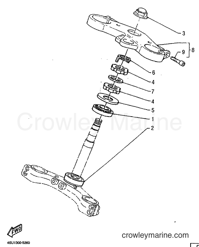 Yamaha Motors SRZ660 (4SU1) [999] - STEERING