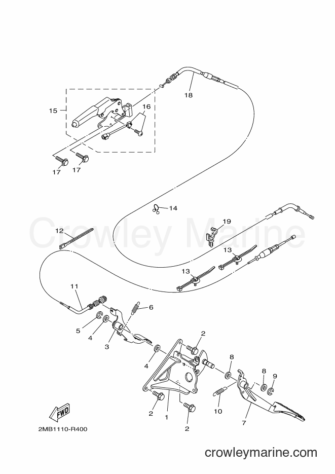 Yamaha Motors YXE700E (2MB2) [010] - PEDAL WIRE