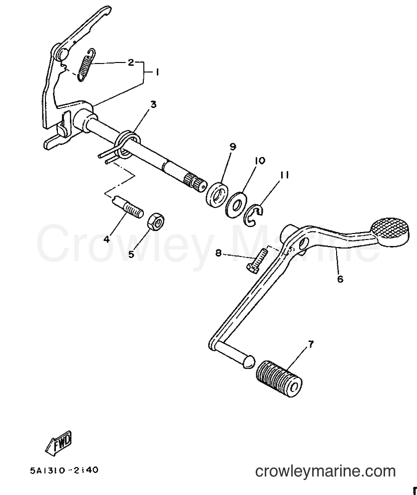 Yamaha Motors FS1 (2RT) [999] - SHIFT SHAFT