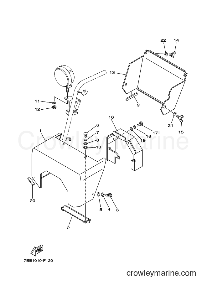 Yamaha Motors YT1280EX (7BE2) [010] - PANEL BODY