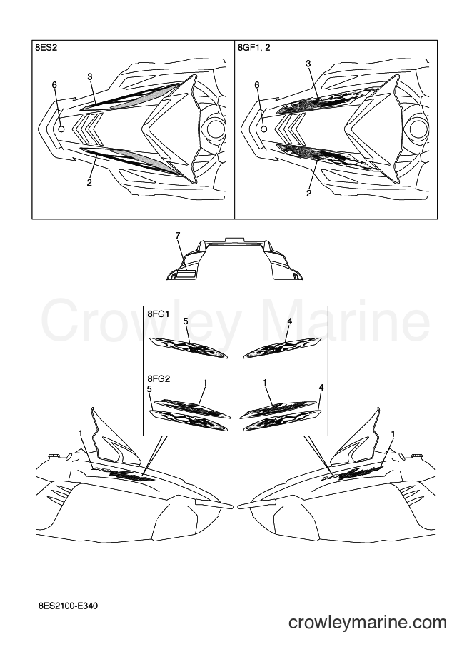 Yamaha Motors RS10S (8GF1) [020] - EMBLEM