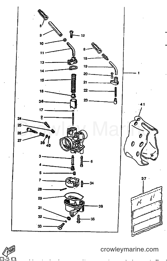1998 Scooter CW50RSP - CW50RSP (4URG) [010] - CARBURETOR