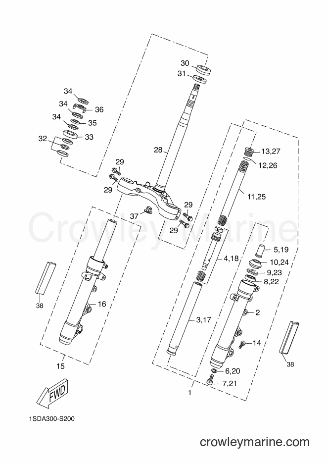 Yamaha Motors YP400RA (1SDA) [050] - STEERING