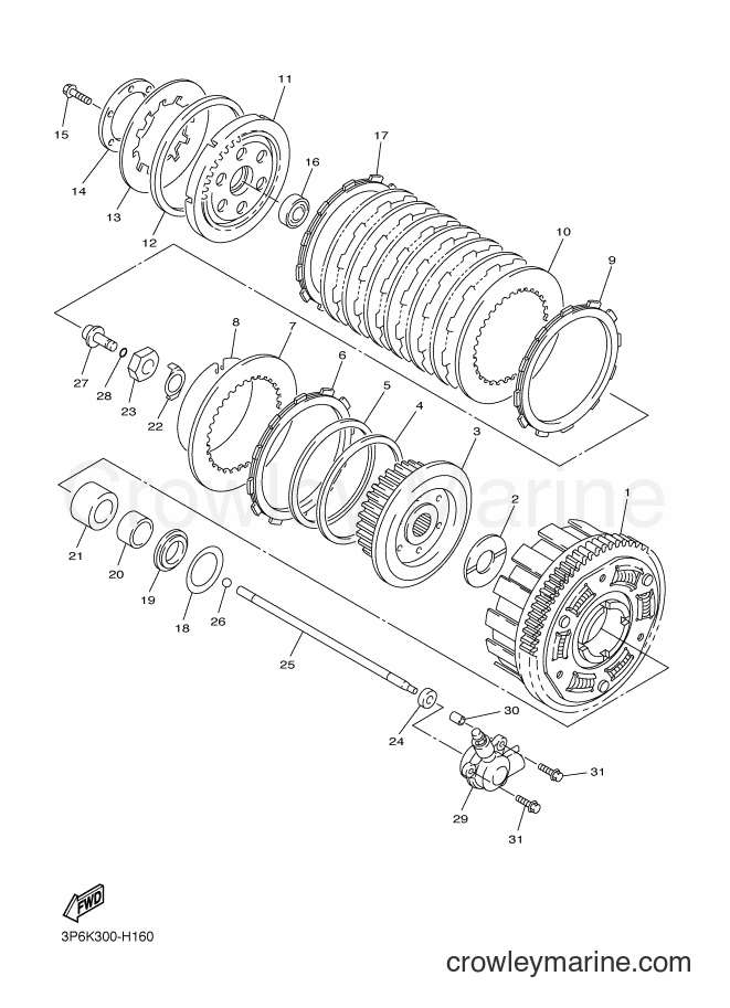2014 Sport Bike FJR1300A - FJR1300A (1MCE) [010] - CLUTCH